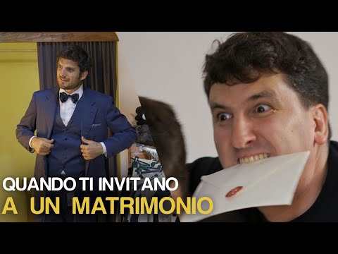 QUANDO TI INVITANO A UN MATRIMONIO