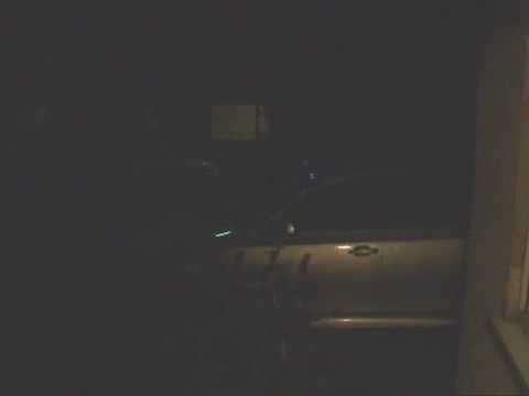 Autodiebstahl eines BMW 5er E60 - erfaßt von der Überwachungskamera