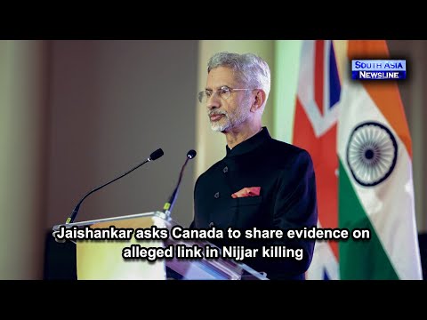 Jaishankar asks Canada to share evidence on alleged link in Nijjar killing