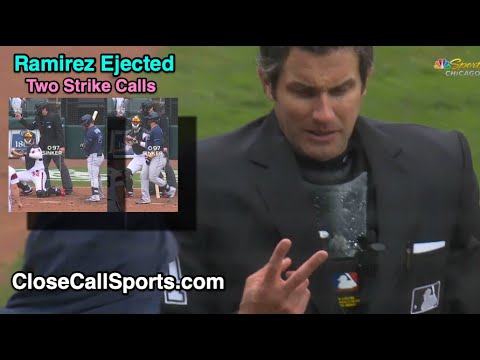E35 - John Tumpane Ejects TB's Harold Ramirez for Referencing Video Replays of High Strike Calls CWS