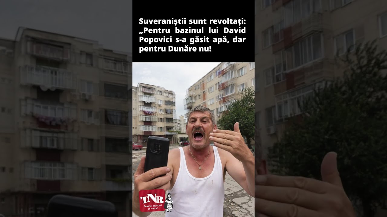 Suveraniștii acuză: „Pentru bazinul lui David Popovici s-a găsit apă, dar pentru Dunăre nu”