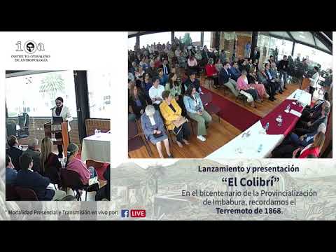 Presentación “El Colibrí” El terremoto en Imbabura de 1868