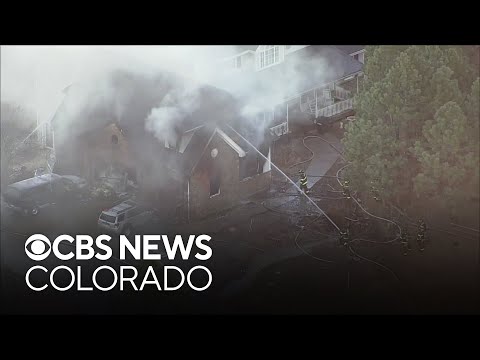 Colorado firefighters rush to put out garage fire that spread to home in Franktown