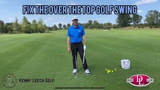 Fix the OVER THE TOP Golf Swing with this Simple Drill