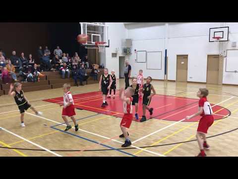 Mikropoikien (2010-2011) koripalloa 8.12.2019, HoNsU White - Muuramen Urheilijat Musta