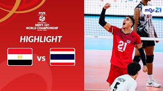 Highlights Mesir Vs Thailand (3-1) di FIVB Volleyball Mens U21 World Championship China 2025