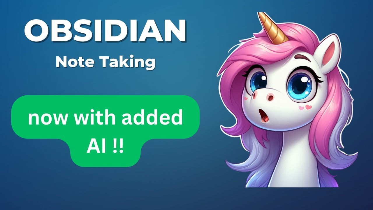 Note taking with Obsidian - Now with added AI!