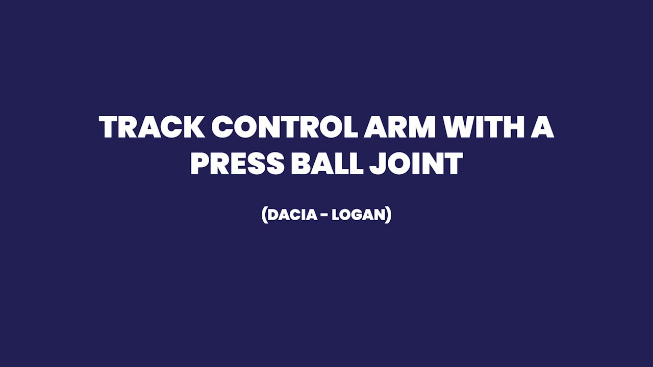 Sidem track control arm with a press ball joint