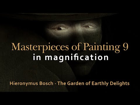 HIERONYMYS BOSCH in 4K - The Garden of Earthly Delights. A HUNDRED PICTURES IN ONE PICTURE!