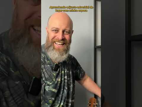 ADJUNTO ADVERBIAL DE LUGAR com a esposa! 😇 #humor #casal #linguaportuguesa