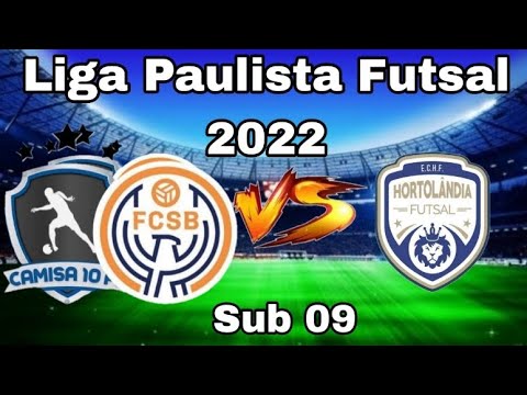 Camisa 10 x Hortolandia - Sub 08 / Liga Paulista Futsal 2022.