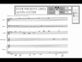 Ever Present, Alvin Lucier, score player sample.