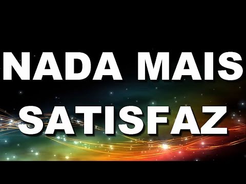 Nada Mais Satisfaz - Jeremiah Bowser - Com Letra ( Lyric Video)