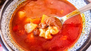 Hungarian Food!! 🇭🇺 AMAZING GOULASH + Top Attractions in Budapest, Hungary! - YouTube