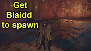How to get Blaidd to spawn at Ainsel River and Rannis Rise
