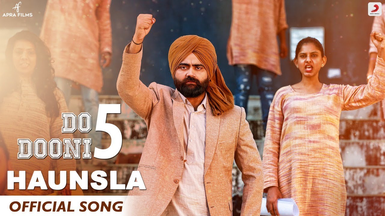 Haunsla Lyrics  | Do Dooni Panj | Amrit Maan | Amrit Maan | Badshah