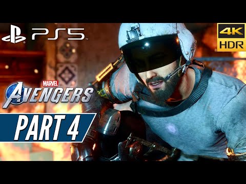 MARVEL’S AVENGERS (PS5) Walkthrough Gameplay PART 4 [4K 60FPS HDR] - No Commentary