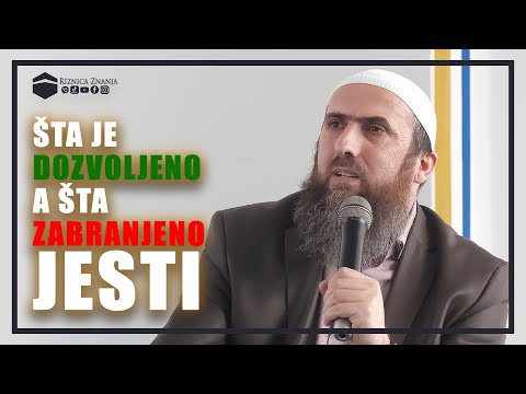 Nedžad ef. Hasanović - Šta je dozvoljeno, a šta zabranjeno jesti / 042 ⁴ᵏ Riznica Znanja