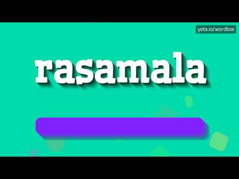 RASAMALA - HOW TO PRONOUNCE IT!?