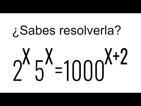 ECUACIÓN EXPONENCIAL. RETO MATEMÁTICO.