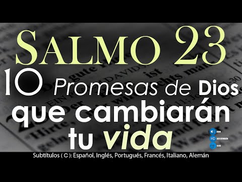 PSALM 23 - 10 promises from GOD that will change your life.