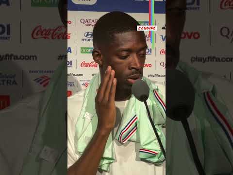 👀​🙌​ Malgré son TRIPLÉ, Dembélé reste concentré sur la suite #football #coupedumonde #dembele