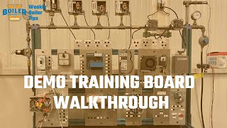Boiler Training using WARE'S Demo Training Board