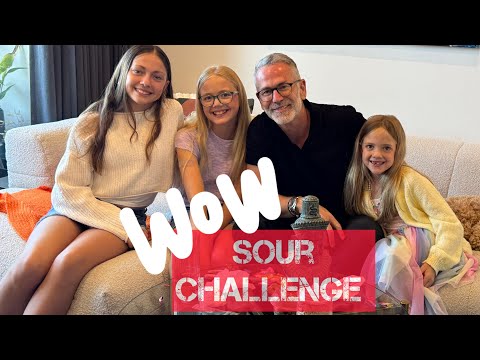 SOUR CHALLENGE w/ my nieces | Craig Harris