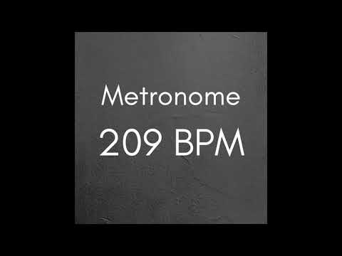 209 BPM Metronome for Better Practice