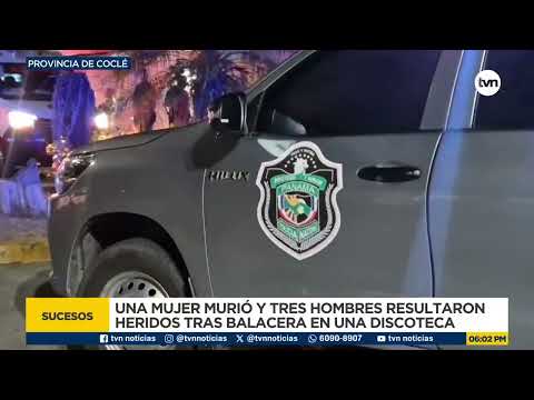 Una mujer muere en balacera dentro de una discoteca en Antón