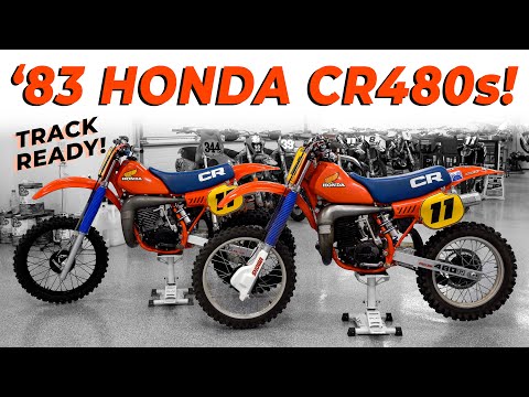 Restoration of two 1983 Honda CR480's that are race ready!