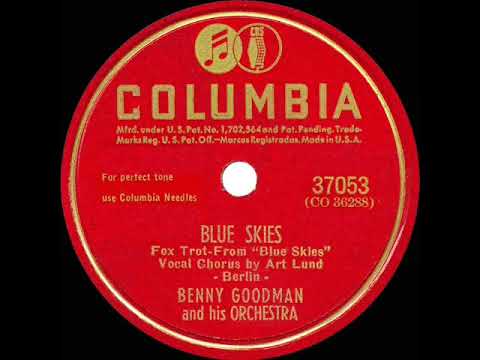 1946 Benny Goodman - Blue Skies (Art Lund, vocal)