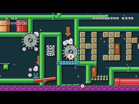 Kaizo Skullege: Skeletons of Fun by LarlSagan - Super Mario Maker 2 - No Commentary 1bu