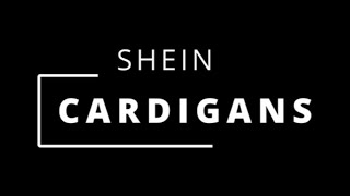 5 CARDIGANS LINDOS NA SHEIN!