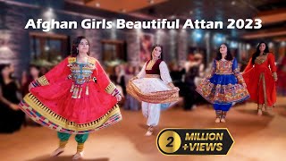 Afghan Girls Beautiful Attan Dance in Wedding 2023