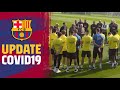 Barça's first team activity suspended due to Coronavirus