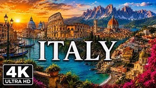 Italy 4K Relaxation Film | Scenic Views, Rome Travel, Amalfi Coast & Relaxing Mu