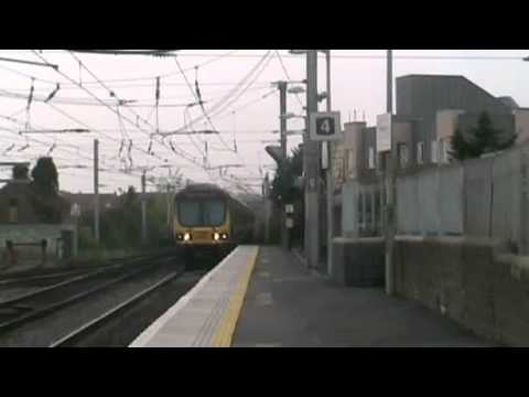Howth Junction-29000 class Irish Rail no.29015 arrives on service to Drogheda showing Balbriggan