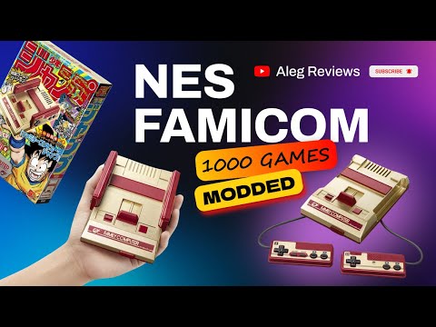 Modded NES Classic Famicom Entire NES Library - over 1000 Games #nintendo #nesclassic #famicom