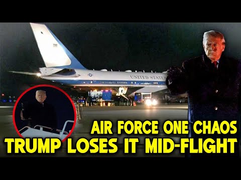 Chaos on AIR FORCE ONE — Trump LOSES IT, TRIP COLLAPSES