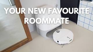 A Day in the Life of the Roborock Qrevo Curv 2 Pro (and One Very Curious Cat)