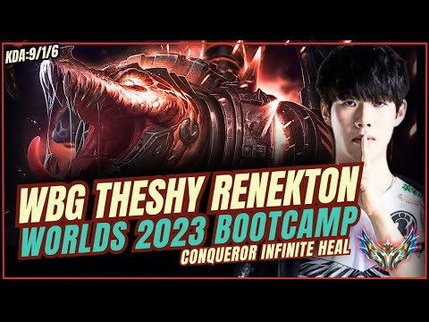 READY FOR ANOTHER CHAMPIONSHIP! WBG Theshy picks Renekton Top vs KSANTE | S13 Patch 13.19 ✅🥇