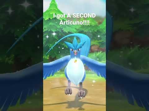 I got a SECOND Articuno In Let’s Go Pikachu #shorts #letsgopikachu #legendarypokemon