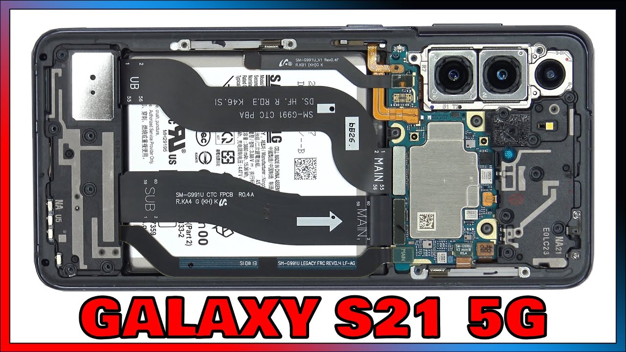 Samsung Galaxy S21 5G Disassembly Teardown Repair Video Review - YouTube