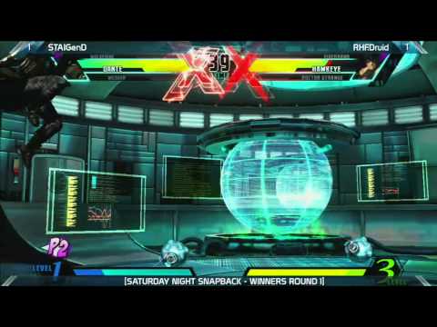 UMVC3 STA GenD vs RHF.Druid |Saturday Night Snapback 5.5