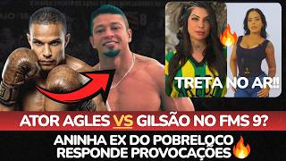 🔥 DESAFIO DE PESO! Ator Agles Quer Encarar Gilsão no Ringue + Aninha Responde Martha Lovskin!