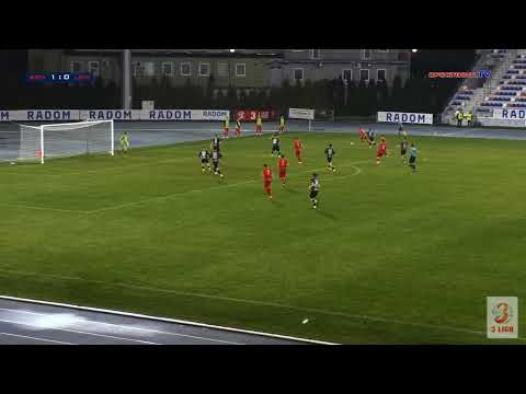 Skrót meczu Broń Radom - ŁKS Łomża 3:0