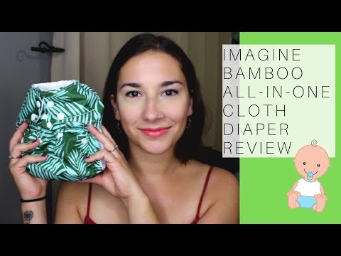 Imagine Bamboo All-in-One One Size Cloth Diaper Review + Fit + Absorbency