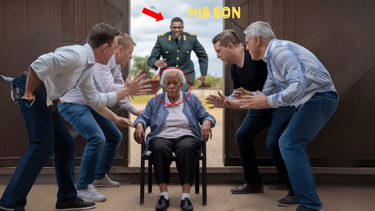 Racist Gang Attacks Black Old Woman, Unaware Her Son Is A Military General