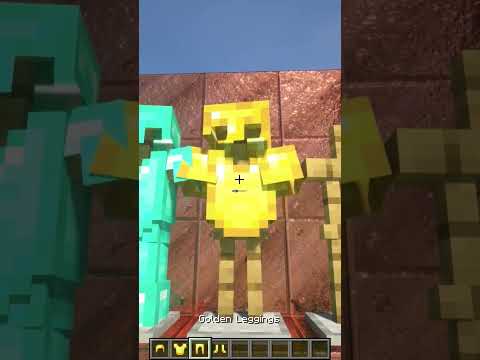 How to Build Armor Showcase in Minecraft? #shorts